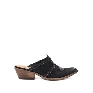 *New* Patricia Nash Battista Mules in Black Suede